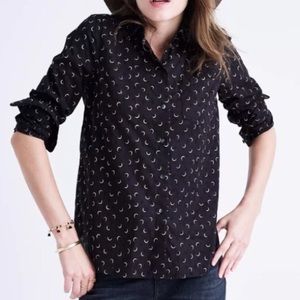Madewell Shrunken Crescent Moon Ex-Boyfriend Shirt